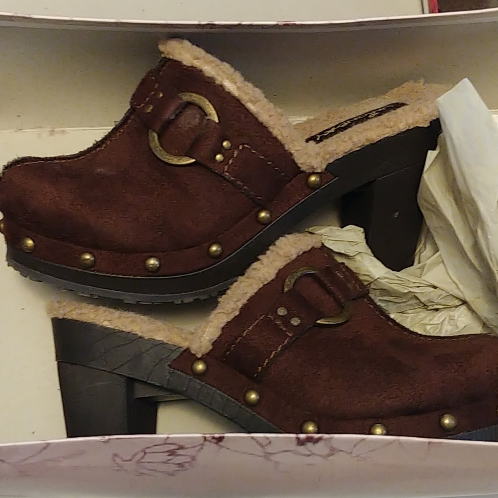 Union Bay Women's Heeled Clogs.